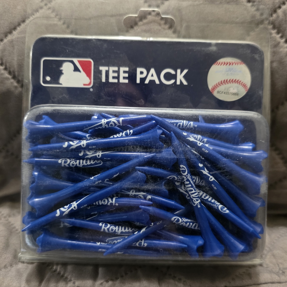 Kansas City Royals 40pk 2 3/4" Plastic Golf Tee Pack